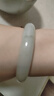 印象眸【价保12.12】天山翠玉手镯宽条飘绿玉石镯子送女友约59-60mm 实拍图