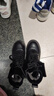 达芙妮黑色马丁靴女款2025秋冬季加绒皮靴厚底英伦风增高靴子短靴 实拍图