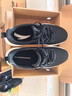 安踏一体织轻质跑步鞋男士冬季透气慢跑鞋休闲运动鞋男鞋跑步鞋子男 黑5582-1 42 (男) 实拍图