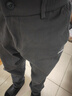 JEEP休闲裤男秋冬季直筒裤子男士宽松潮流工装裤男裤 深灰加绒 M 实拍图