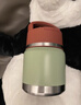 膳魔师（THERMOS）儿童保温杯饭盒316L不锈钢宽口辅食罐焖烧杯提手学生带勺上学TCFF 实拍图