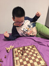 紫湖国际象棋磁性高档实木折叠棋盘儿童入门小学生比赛专用chess玩具 实拍图