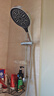 HOMK【德国】淋浴花洒强劲增压喷头多功能加压家用浴室洗澡手持淋浴头 三档大出水+1.5米防爆软管 枪灰 三档增压丨大水量享酒店式沐浴 实拍图