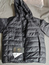 雅鹿羽绒服女士轻薄秋羽绒连帽简约纯色修身保暖短款外套 黑色 165  实拍图