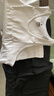 京东京造【2件装】100%棉背心男纯棉高弹力透气吸汗全棉工字背心白+黑2XL 实拍图