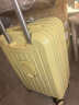 贝初众行李箱次日达小型可登机箱大容量拉杆旅行密码皮箱子高颜值 奶酪黄【升级多功能】加厚款 20英寸 【登机尺寸】无侧把手挂钩 实拍图
