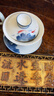 四美堂景德镇陶瓷盖碗手绘薄胎三才盖碗泡茶碗大号功夫茶具送礼110ml 实拍图