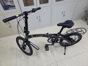 PHILLIPS折叠自行车铝合金超轻便携上班代步20寸变速免安装男女式通勤单车 BKF3 玻璃灰【免安装】全国顺丰 20英寸 禧玛诺7速 实拍图
