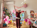 多美忆生日场景布置女孩生日气球儿童道具氛围装饰快乐桌飘装扮粉色套餐 实拍图