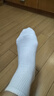 欧迪芬5双女士袜子女100%纯棉秋冬季10A抑菌防臭舒适透气短筒袜女白色 晒单实拍图