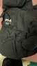 斐乐（FILA） 官方羽绒服情侣款冬季休闲运动连帽长袖印花保暖外套男女装上衣 正黑色-BK XL 180/100A 实拍图
