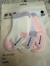 babycare儿童袜子男童棉袜女童地板袜宝宝童袜新生婴儿袜 桃夭粉3双 S 实拍图