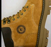 骆驼（CAMEL）王俊凯同款冬加绒户外工装马丁大黄靴男 G122W7757TR 金黄 44 实拍图