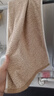 金号毛巾家纺 A类纯棉吸水洁面巾 洗脸毛巾棕色系  70*34cm/条 实拍图