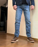Lee【张凌赫代言】726舒适直筒丹宁复古水洗蓝色男牛仔裤休闲潮流 中浅蓝 30 (120-130斤可选) 实拍图
