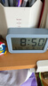 得力（deli）儿童节礼物多功能电子闹钟儿童卧室床头钟学生专用起床神器开学必备蓝 LE102开学必备礼物 实拍图