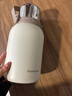 乐扣乐扣（LOCK&LOCK）大容量不锈钢保温壶保温保冷水壶户外旅行运动水壶带提手1L白色 实拍图
