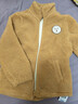真维斯儿童外套加绒加厚秋冬款男童女童冬季毛绒保暖开衫中大童上衣童装 姜黄 150 实拍图