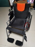 鱼跃 (yuwell)手动轮椅车H062折叠老人轻便免充气铝合金旅行手推代步 实拍图