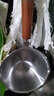 热油小锅泼油锅加厚不锈钢木柄防烫带刻度双倒流口不挂油无涂层 【木柄】爆款300ml 实拍图