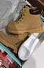 天美意（TEENMIX）童鞋儿童马丁靴女童2024新款春秋单靴男童大黄靴皮靴子中大童短靴 驼色 35 实拍图