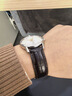 积优（JEAYOU）浪琴名匠表带真皮优原装手表带男士代用浪琴八针月相四针康卡斯博雅律雅瑰丽女先行者优原厂牛皮 【纯色】棕色 表耳19mm，表扣18mm 针扣 实拍图