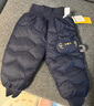 巴拉巴拉童装宝宝羽绒裤高腰护肚长裤男女童2025冬装保暖裤子208425108208 实拍图