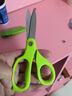 国誉(KOKUYO)学生剪刀FIT SAXA飞特飒飒剪刀儿童安全型左手专用款 绿色1把 WSG-HSL270G 实拍图