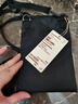 MUJI不易沾水 迷你薄款斜挎包 黑色新年情人节礼物 黑色5A 迷你包 实拍图