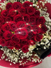 幽客玉品鲜花速递红玫瑰花束表白送女友老婆生日礼物全国同城配送 33朵红玫瑰花束—女王款 实拍图