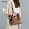viney牛皮包包女包品牌水桶包轻奢单肩斜挎包生日礼物高级感送女友老婆 实拍图