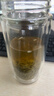 富光玻璃杯双层 带茶隔高硼硅玻璃水杯 茶水分离车载泡茶杯子男400ml 实拍图
