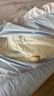 罗莱儿童 黄小豆 A类中间层30%大豆纤维被 加厚冬被 5.4斤150*215白色 实拍图