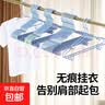 【防滑加粗浸塑衣架】家用儿童成人晾衣架衣撑宿舍无痕衣挂衣服架 随机色40cm 10个 实拍图