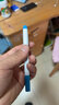 uni三菱（uni）双头荧光记号笔 学生作业手账绘画标记笔彩色笔 细0.4mm粗4mm PUS-103T 1支/袋 蓝色 实拍图