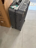 飞流（FREELEO）防刮耐摔铝框拉杆箱男行李箱女万向轮旅行箱包学生密码箱皮箱子 升级款·星空灰【折叠杯架·隐藏挂包功能】 26英寸 【中长途旅游/商务出差】 实拍图