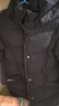 真维斯（Jeanswest）棉袄外套羽绒棉服女中长款2024秋冬装新款青中年加厚中款棉衣女士 黑色 XL 【推荐110-125斤】 实拍图