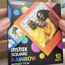 INSTAX富士instax立拍立得 方形相纸 彩虹单包装10张 (适用于SQUARE系列相机 手机照片打印机SP-3) 实拍图