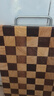 炊大皇家用切菜板砧板乌檀木橡胶木主厨棋盘格菜板42.5*31*2.5cm 实拍图