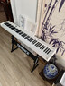 特伦斯折叠钢琴88键便携式电钢琴成人儿童电子琴重力度键盘V30pro钢琴 时尚白+专用琴包 实拍图