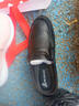 稻草人商务休闲鞋男士头层牛皮鞋男正装鞋懒人套脚德比鞋 8283 黑色 40  实拍图