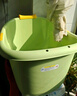 奔麦【送货到门】儿童泡澡桶沐浴桶洗澡盆宝宝洗澡桶婴儿游泳桶家用坐 【特大号】(0-15岁适用)绿 实拍图