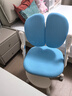 读书郎儿童学习椅中小学生写作业写字椅子家用可升降椅调节背座椅 升降脚踏+动态追背+双背旋转蓝 实拍图