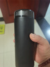 米家小米保温杯口袋版 保温保冷 小巧便携随身水杯316L不锈钢自带茶漏 黑色 350ml 实拍图