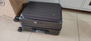 双星（doublestar）高颜值侧开盖行李箱大容量箱女男学生多功能拉杆箱登机密码皮箱子 铁灰色【可坐人丨带杯架】新色系 22英寸  -短途旅行 实拍图