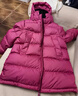 保姆鹅  【风墙】儿童羽绒服宝宝中长款护脸加厚外套保暖童装[NG2664] 石榴粉 150 实拍图