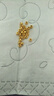 御邪黄金转运珠足金999路路通光面金珠手串串珠手链中秋节礼物 3毫米特供/单颗（预订） 实拍图