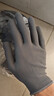 工品星劳保手套点胶线手套耐磨防滑工地工作开车透气轻薄尼龙灰色12付 实拍图
