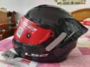 LS2碳纤维摩托车头盔男女机车赛车四季通用全盔四季防雾大尾翼FF801 6K单镜片-碳纤大尾翼款-亮黑 2XL（建议59-60头围） 实拍图