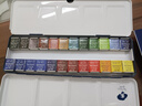 鲁本斯（PaulRubens）24色固体水彩颜料套装常用款便携水粉色彩颜料儿童初学美术生工具-靛青盒010904008 实拍图